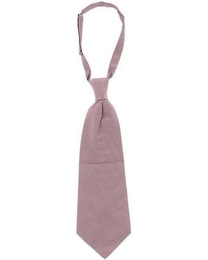 Corneliani Light Ascot Solid Tie - Purple