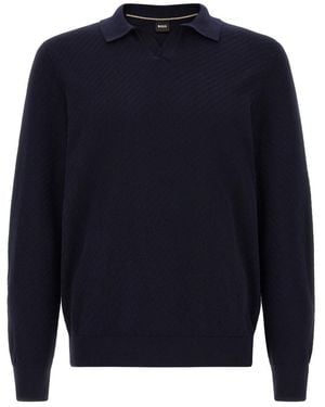 BOSS Knitted Sweater - Blue