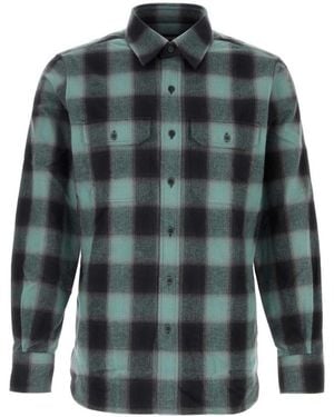 Tom Ford Regular Check Shirt - Green