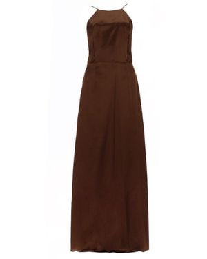 THE GARMENT Halter Neck Maxi Dress - Brown