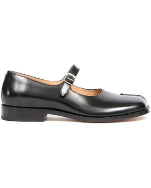 Maison Margiela Tabi Leather Loafers - Black