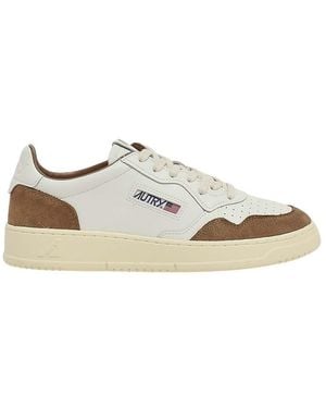 Autry Color-Block Sneakers - White
