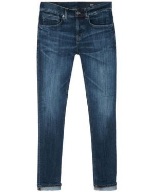 Dondup Mid Rise Jeans - Blue