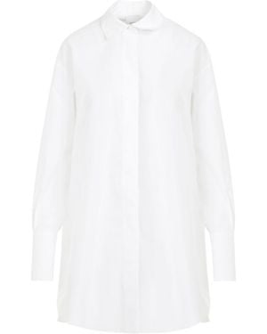 Patou Iconic Mini Shirt Dress For - White