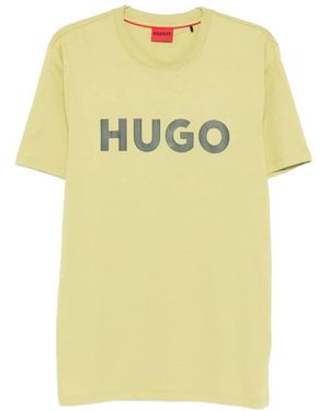 BOSS Crew-Neck T-Shirt - Yellow