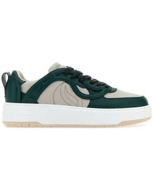 Stella McCartney Two-Tone Alter Mat S Wave 1 Sneakers - Green