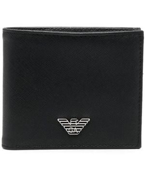 Emporio Armani Leather Wallet - Black