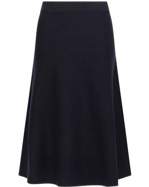 Max Mara Dark Giusy Skirt - Blue
