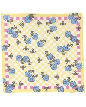 Vivienne Westwood Printed Scarf - Metallic