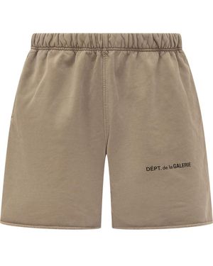 GALLERY DEPT. Logo Shorts - Natural