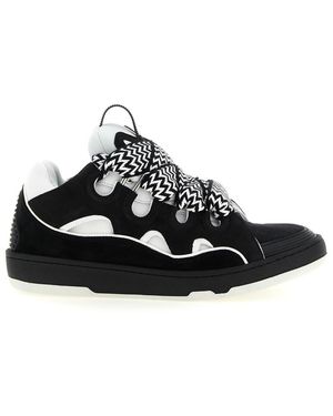 Lanvin Color Block Sneakers - Black