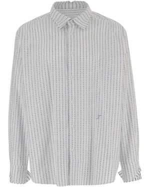 Jacquemus Letro Striped Shirt - Gray