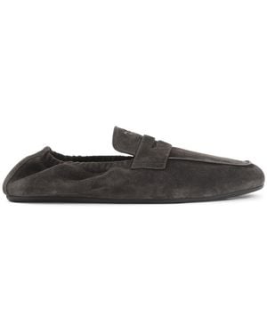 Prada Solid Moro Loafers - Black