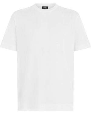 ZEGNA Crew Neck T-Shirt - White