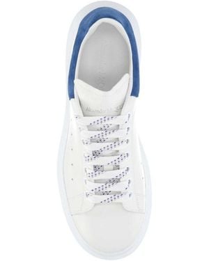 McQueen Leather Trainers - Blue