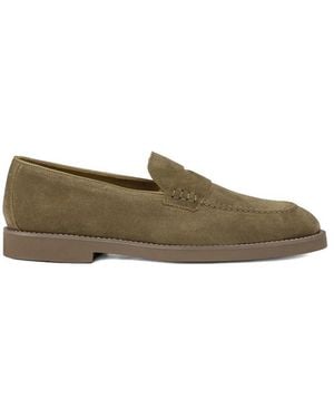 Doucal's Solid Adler Loafers - Green