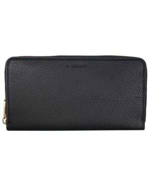 Il Bisonte Textured Logo Wallet - Grey