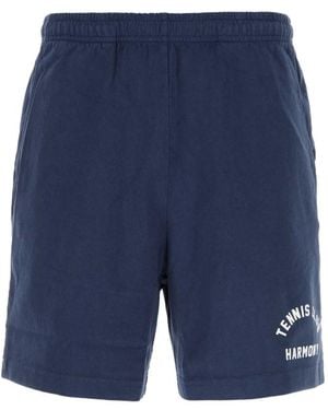 Harmony Cotton Bermuda Shorts - Blue
