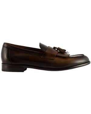 Doucal's Leather Loafers - Brown