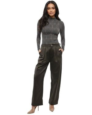 Burberry Loose Pleated Pants - Black