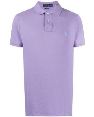 Ralph Lauren Logo Polo - Purple