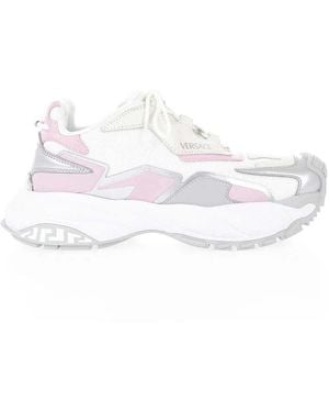 Versace Color Block Sneakers - White