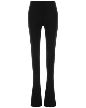 Gucci Flared Flat Front Pants - Black