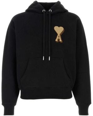 Ami Paris Logo Hoodie - Black