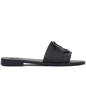 Moncler Mon Rubber Flats - Black