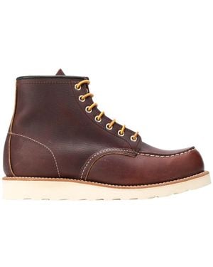 Red Wing Leather Moc Boots - Brown