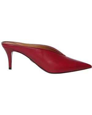 Stella McCartney Classic V-Cut Mules - Red