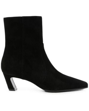 Stuart Weitzman Stassi Zip Boots - Black