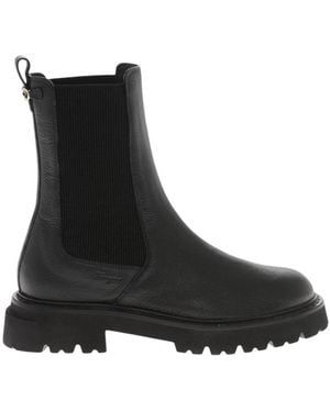 Ferragamo Textured Boots - Black