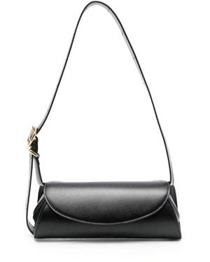 Jil Sander Cannolo Mini Shoulder Bag - Black