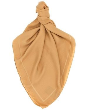 Saint Laurent Cassandre Scarf - Natural