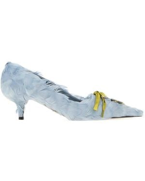 Prada Embellished Pumps - Blue