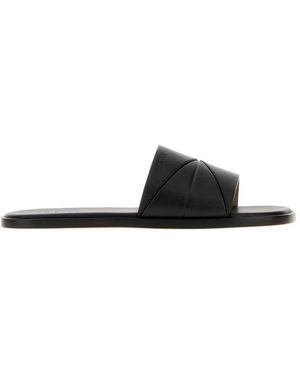 Loewe Slip On Slides - Black
