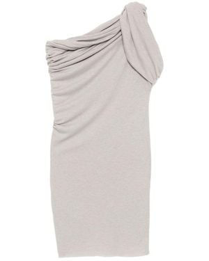 Rick Owens Twist Cotton Tank Top - White