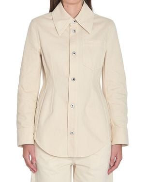 Bottega Veneta Regular Solid Shirt - Natural