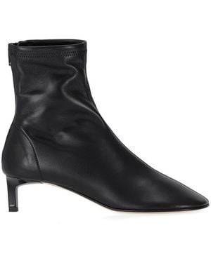 Dear Frances Leather Boots - Black