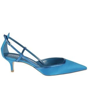 Lella Baldi Leather Pumps - Blue