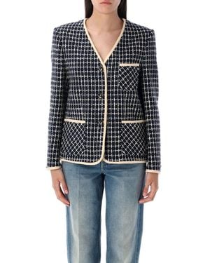 Valentino Boucl Blazer - Black