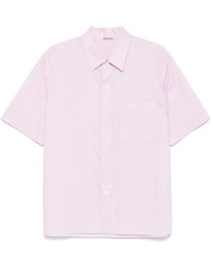 AURALEE Cotton Shirt - Pink