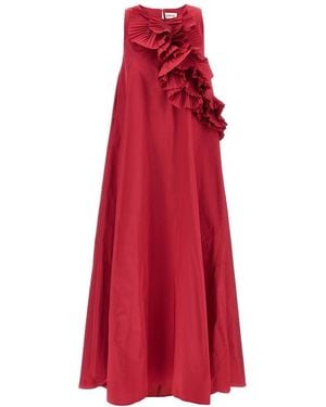 P.A.R.O.S.H. Fuchsia 'Pimpy' Dress - Red