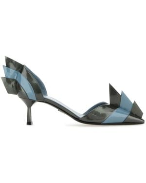 Prada Two-Tone Leather Pumps - Multicolor
