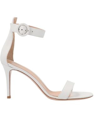 Gianvito Rossi Leather Heels - Natural