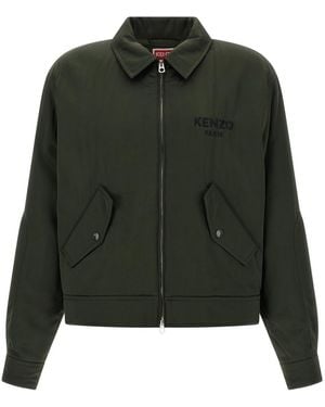 KENZO Shirt Collar Jacket - Green