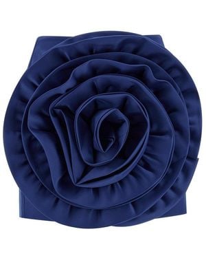 ROTATE BIRGER CHRISTENSEN Maxi Flower Skirt - Blue