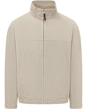 Gramicci Solid Mock Collar Jacket - White