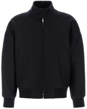 Fendi Solid Jacket - Blue